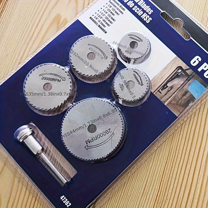 Cordless Rotary Tool Kit Accessories - Mini lama per sega circolare da