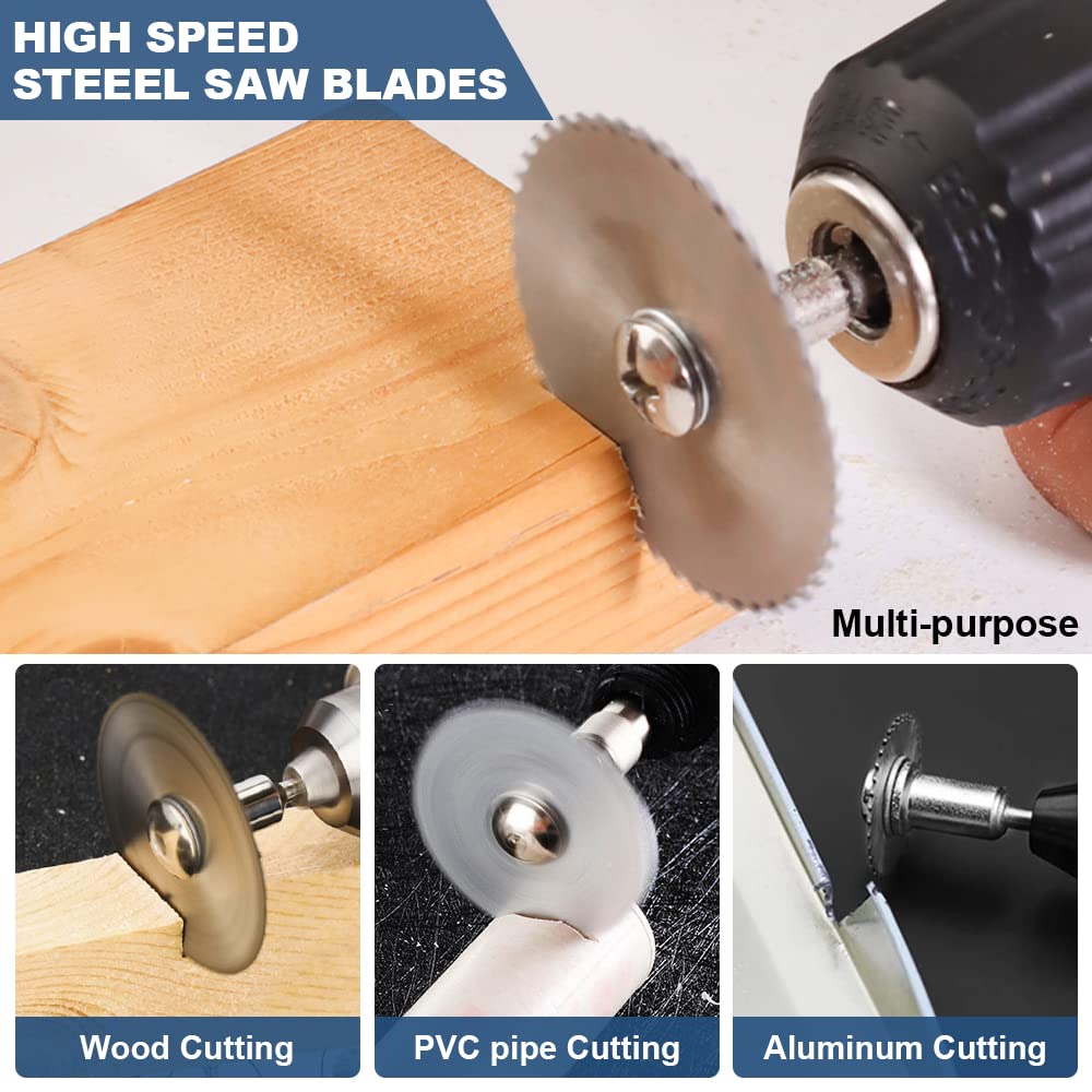 Set di 6 Lame per Trapano HSS  - Cordless Rotary Tool Kit Accessories recensione e prezzo