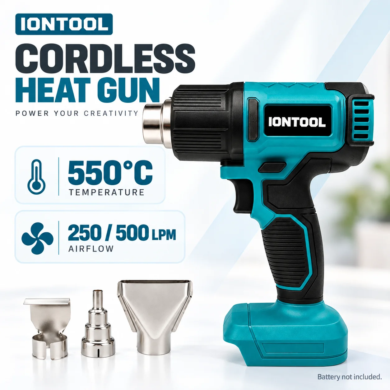 IONTOOL Pistola termica senza  - Cordless Heat Gun For Shrink Tubing recensione e prezzo