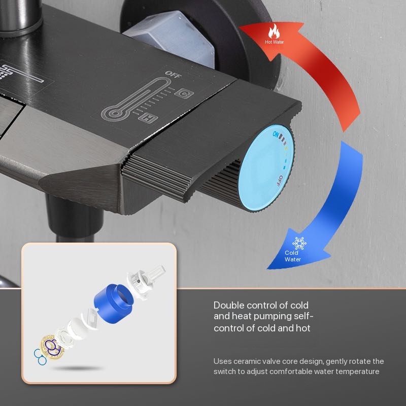 Set Doccia Bagno Cromato Grigi - Plumbing recensione e prezzo